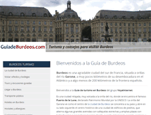 Tablet Screenshot of guiadeburdeos.com